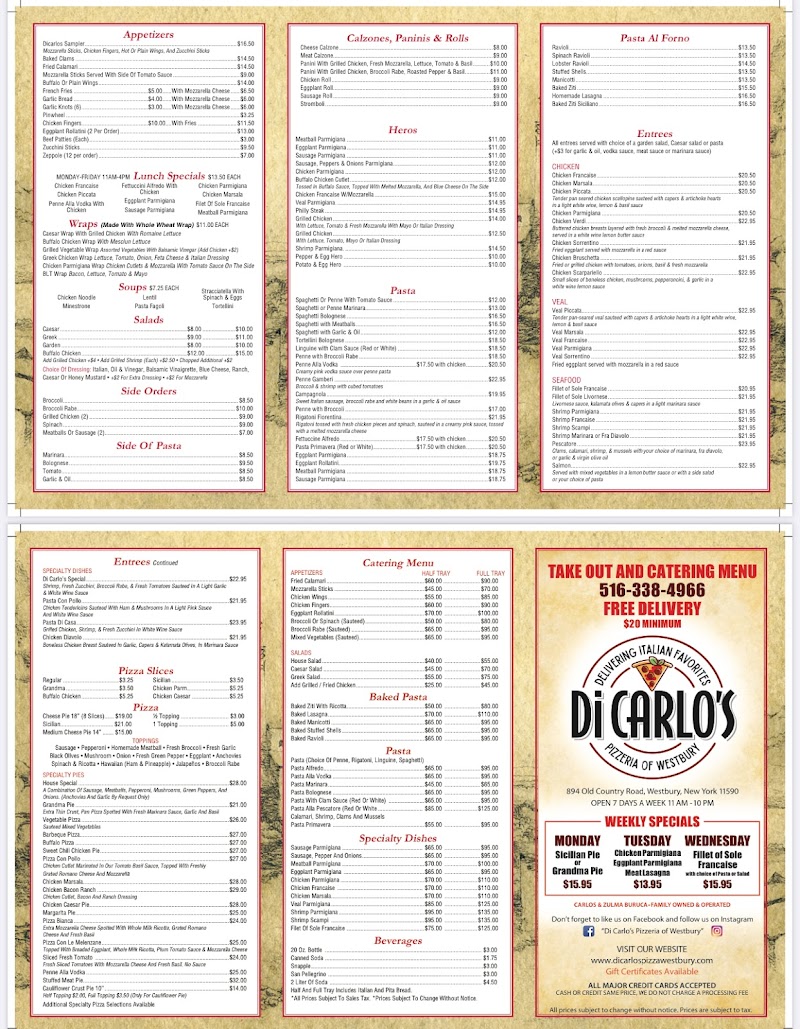 Di Carlo’s Pizzeria of Westbury photo 3